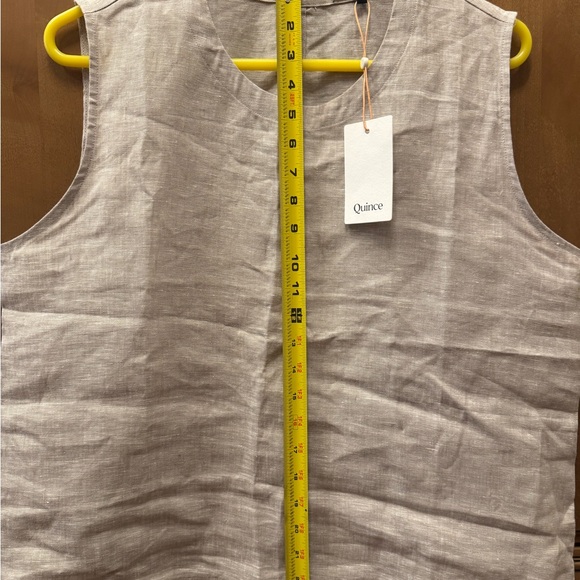 Quince women’s Linen Sleeveless Tank Large - Picture 3 of 3